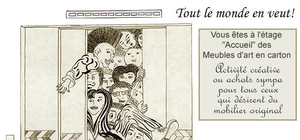 Des meubles en carton, tout le monde en veut